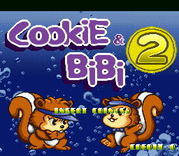 Cookie & Bibi 2 Title Screen